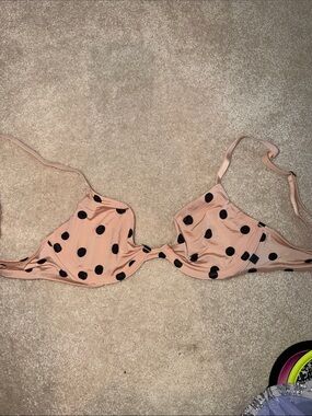 Victoria's Secret Pink Polka Dot Underwire Bra